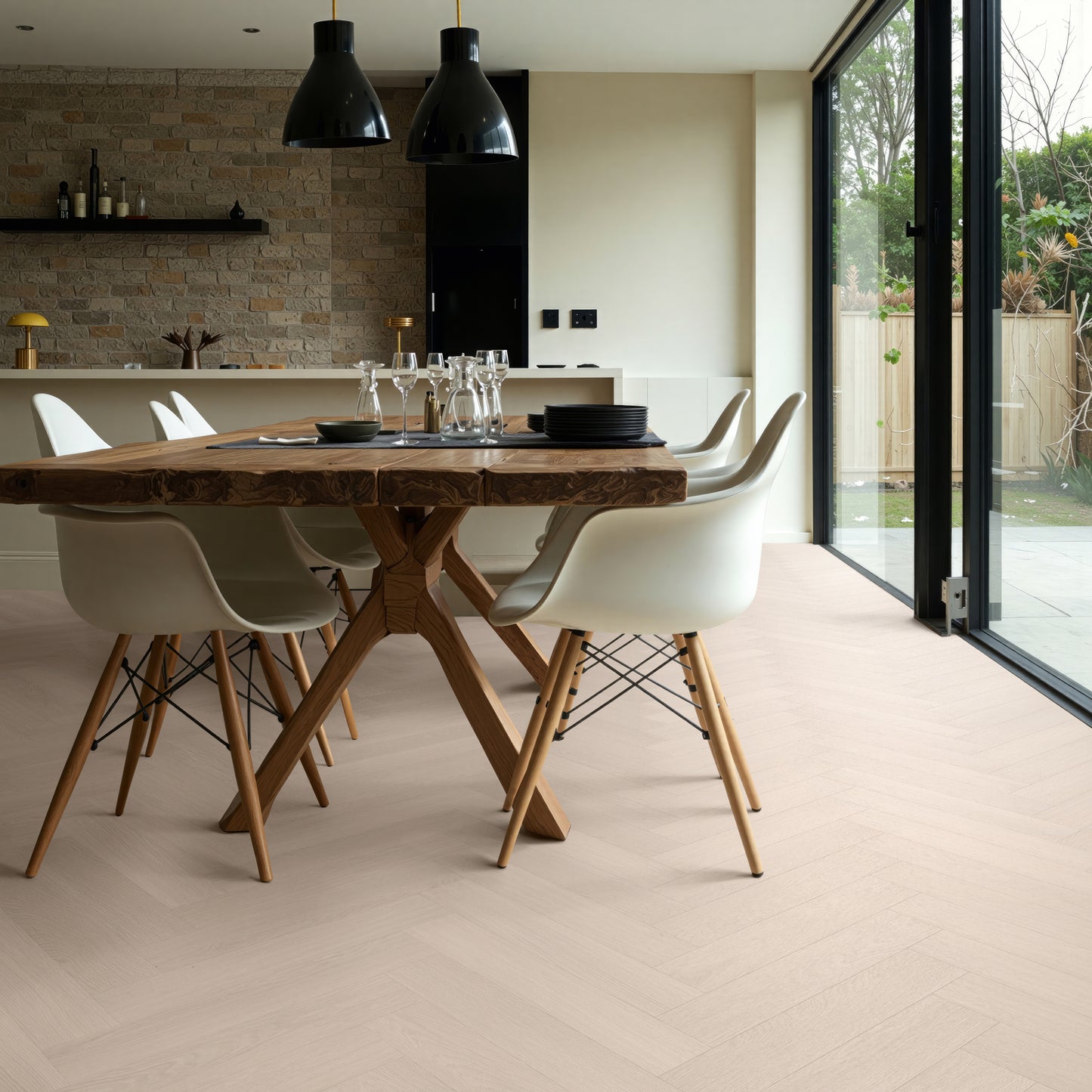 Scandi Oak Herringbone
