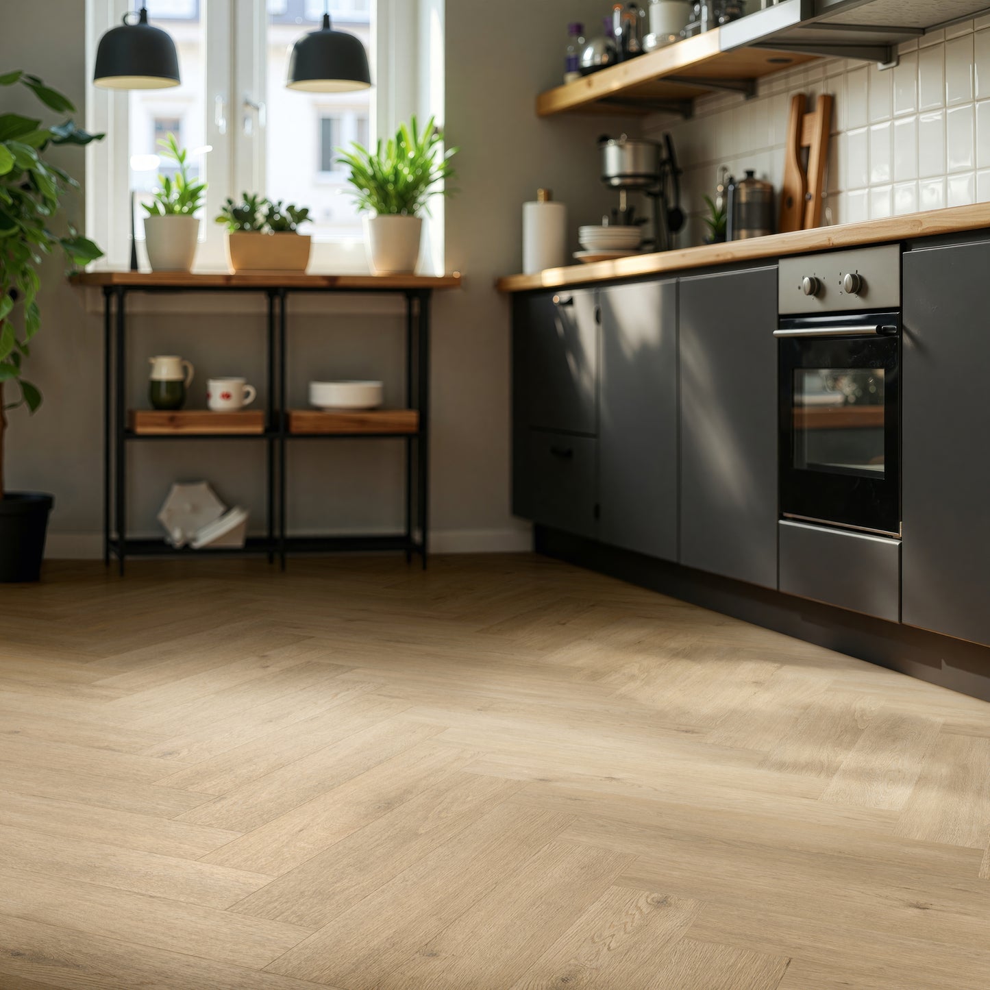 Traditional Oak Herringbone